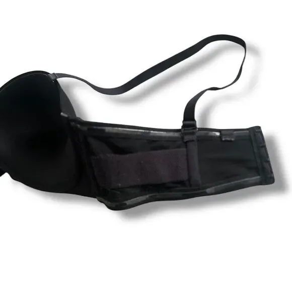 Torrid Bra Women's Plus Sz 40DD Black Curve Push-Up Strapless/Straps Underwire - Picture 9 of 14